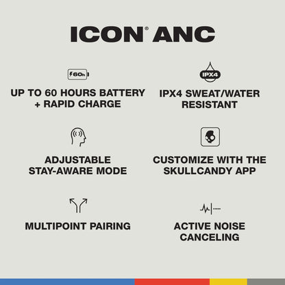 Skullcandy Icon® ANC On-Ear Headphones